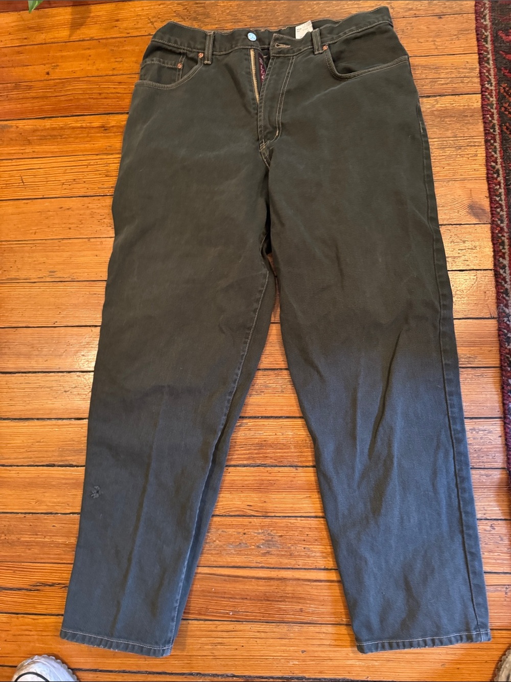 Lucky Brand Straight Jeans in Dark Olive